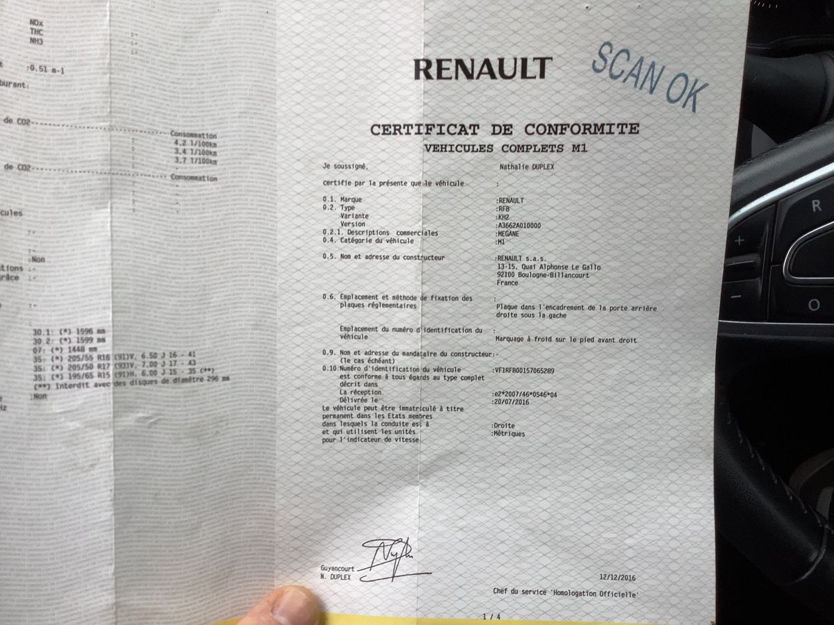 Renault Megane d'occasion