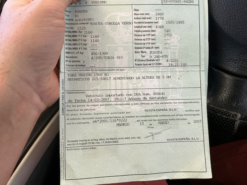 Toyota Corolla Verso 2.2 D-4D Sol — zdjęcie 6