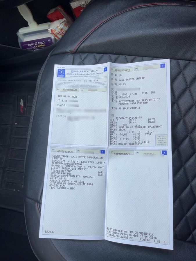 MG ZS d'occasion
