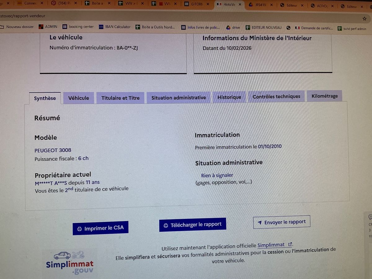 Peugeot 3008 d'occasion