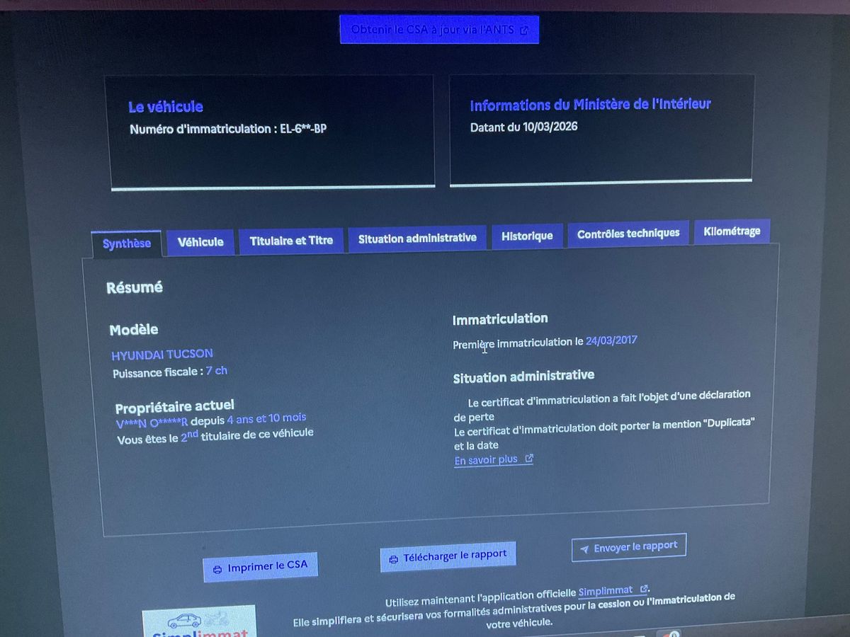 Hyundai Tucson d'occasion