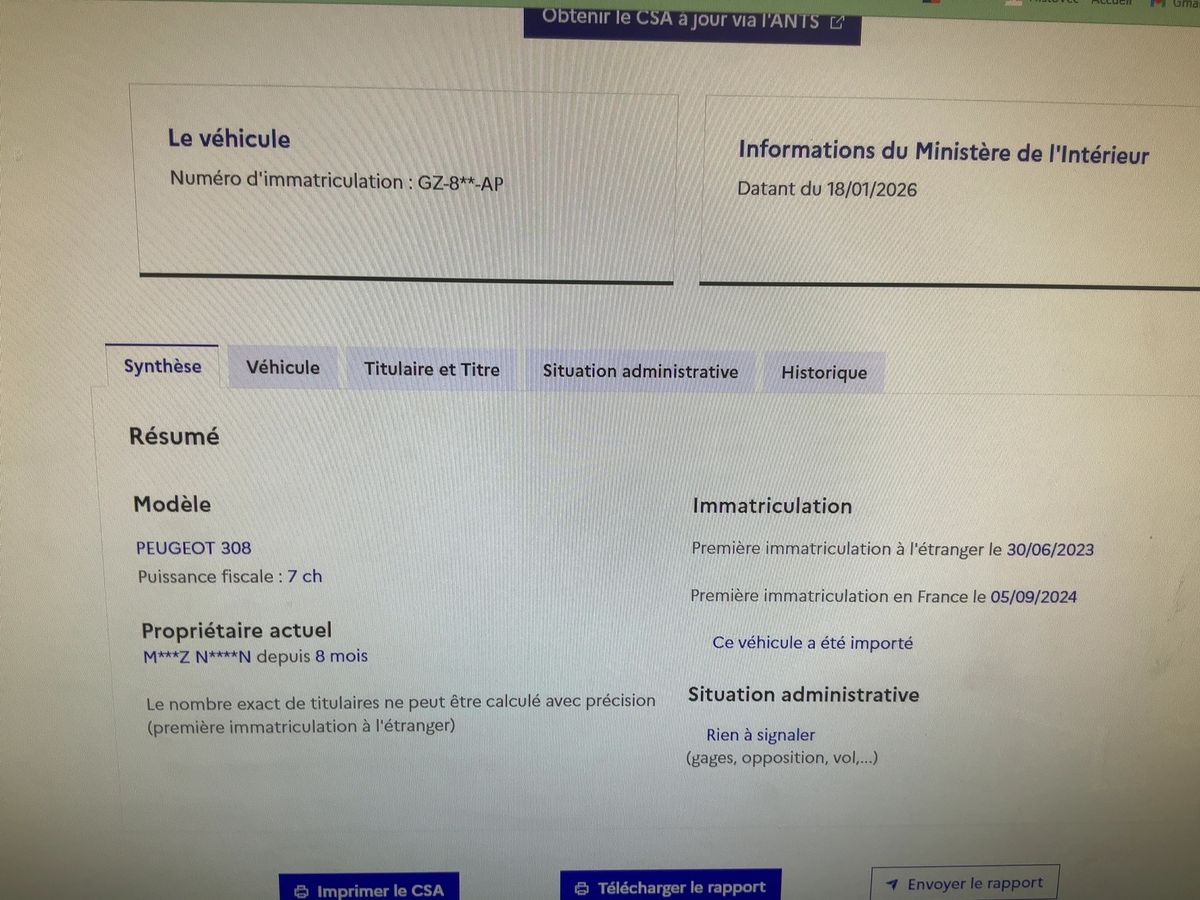 Peugeot 308 d'occasion