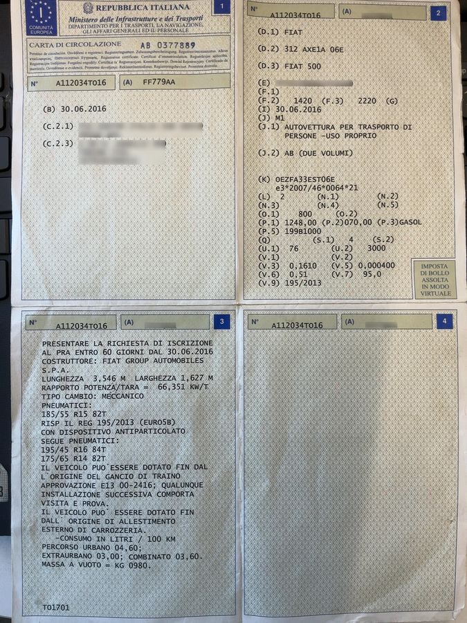 Fiat 500 d'occasion
