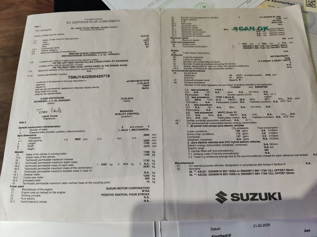 Suzuki SX4 d'occasion