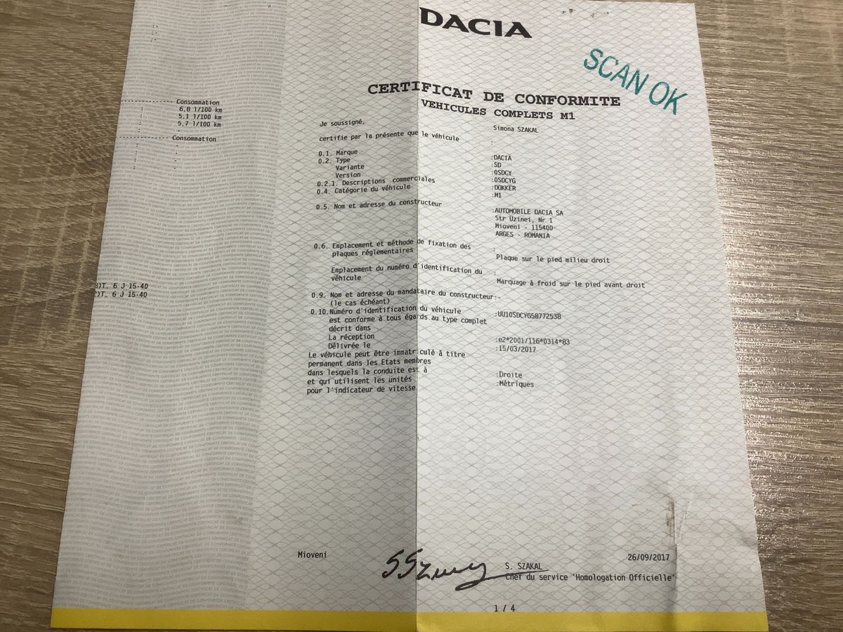 Dacia Dokker d'occasion