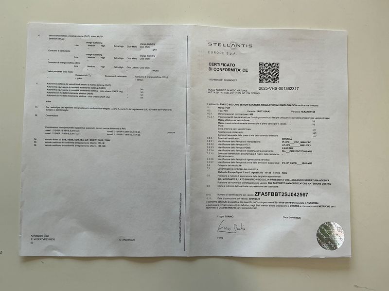 Fiat 600 1.2 Mild-Hybrid La Prima — zdjęcie 16