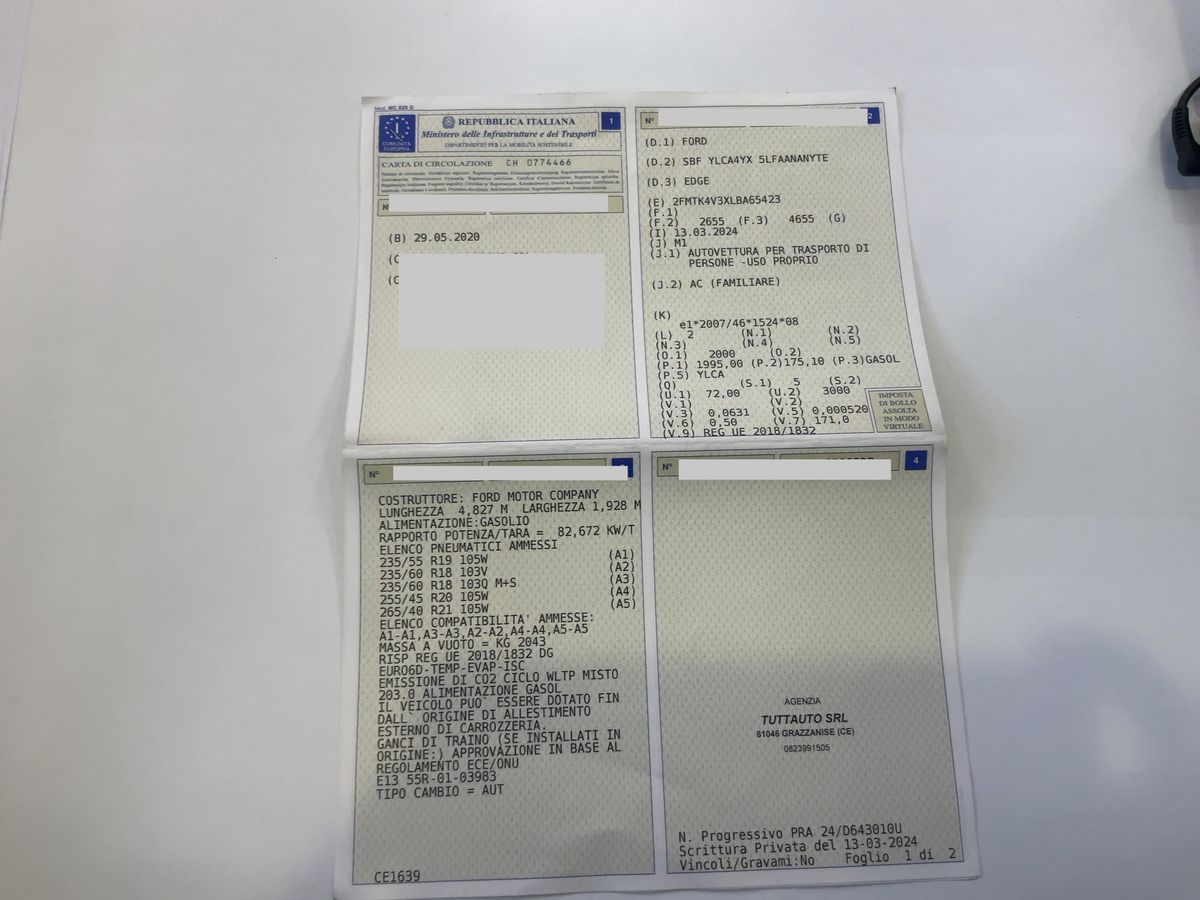 Ford Edge d'occasion