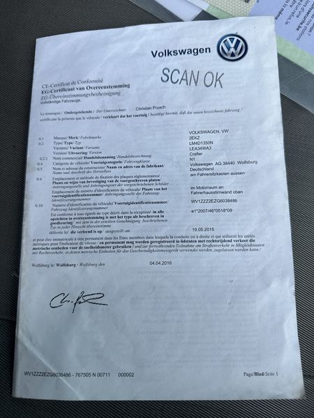 Volkswagen Crafter 2.0 TDI Kasten 50 langer Radstand mit Hochdach — zdjęcie 17