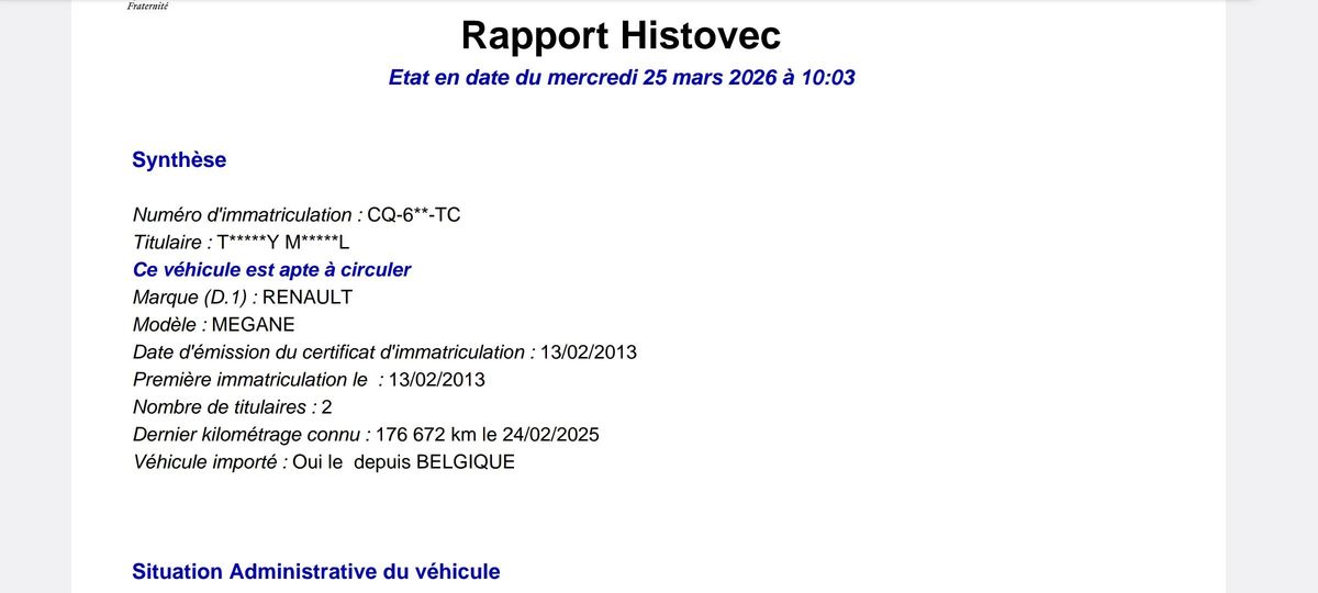 Renault Megane d'occasion