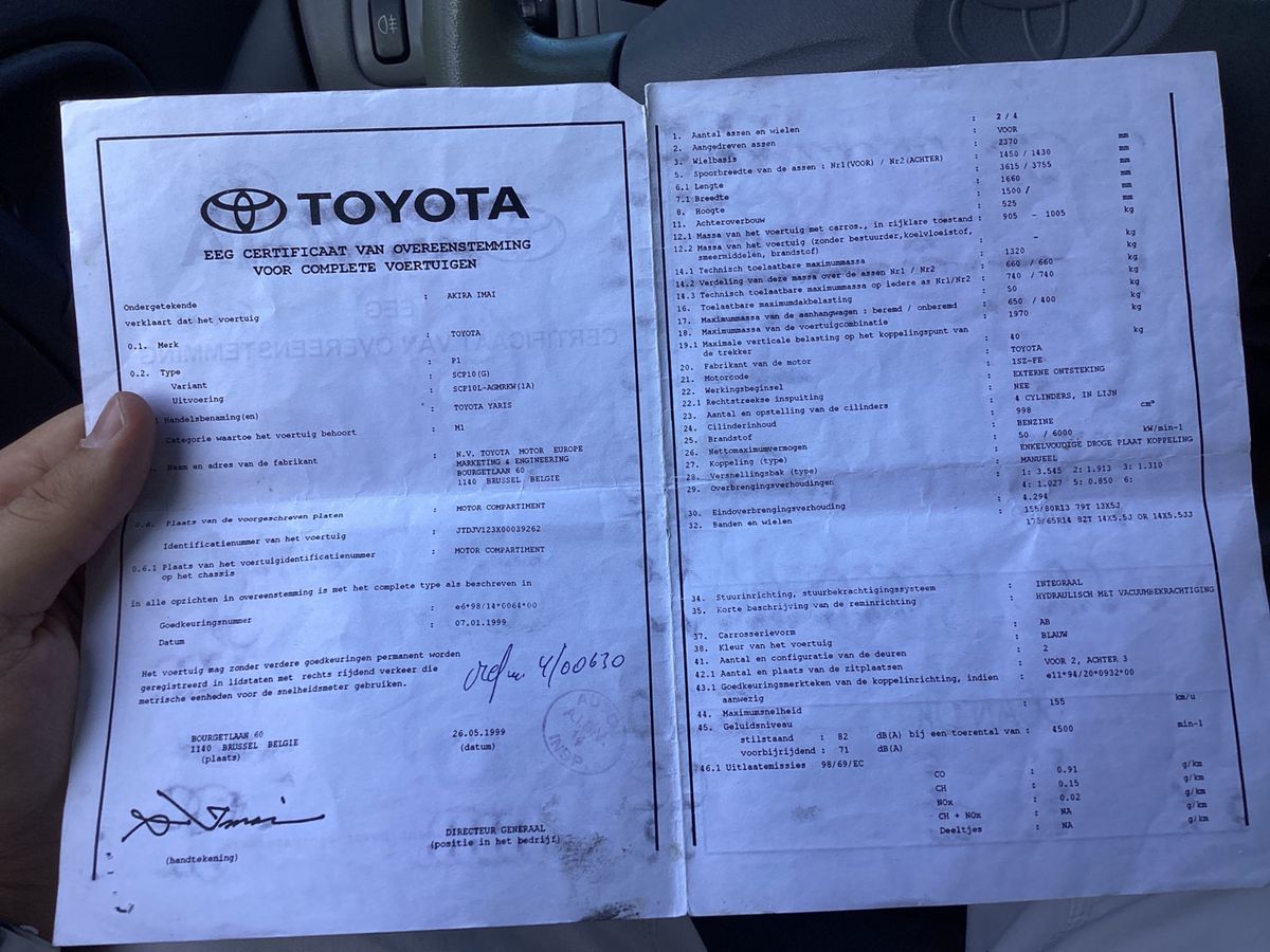 Toyota Yaris 1.0 VVT-i Eco