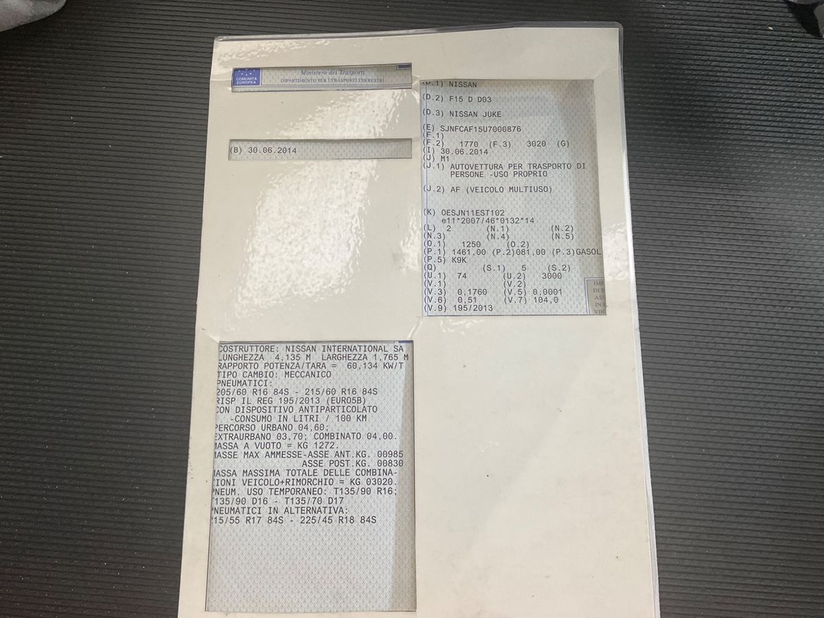 Nissan Juke 1.5 Turbodiesel Acenta