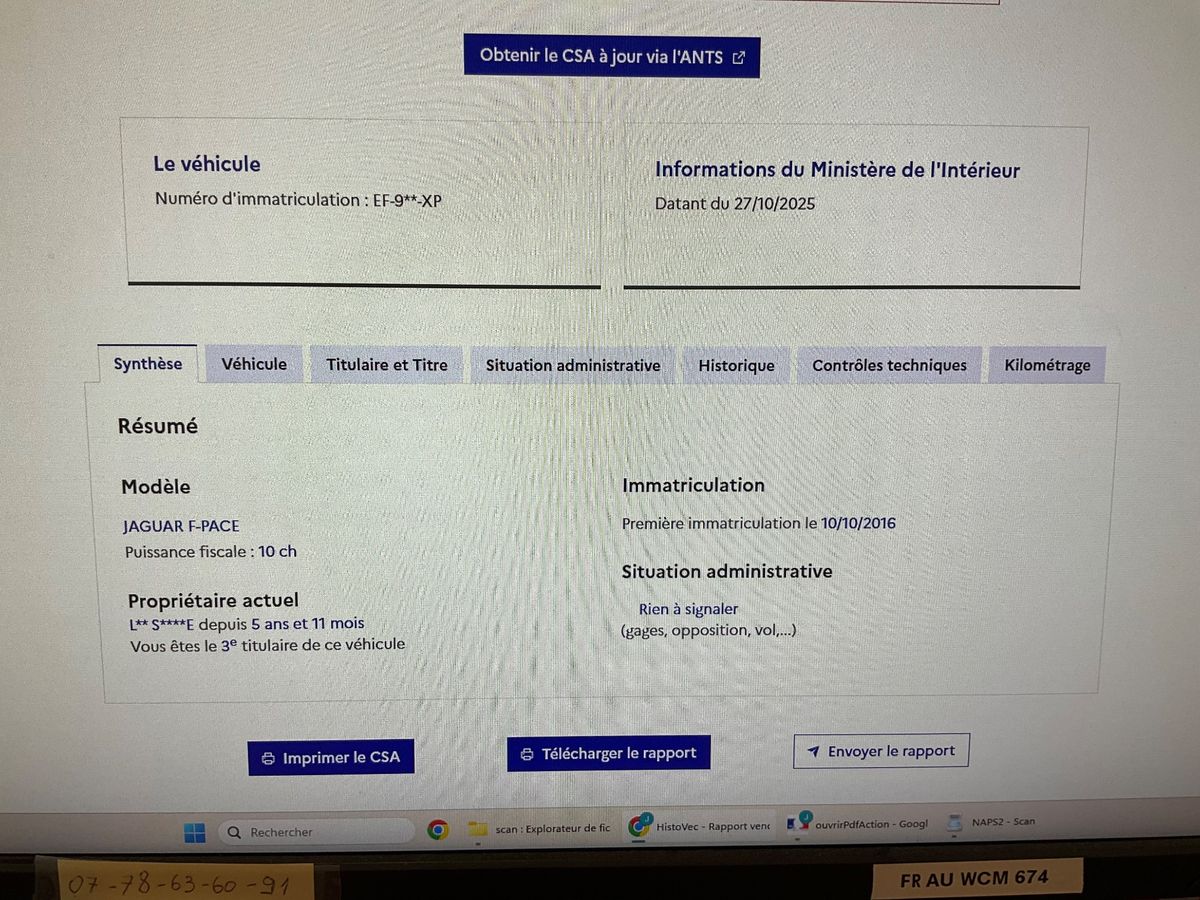 Jaguar F-Pace d'occasion