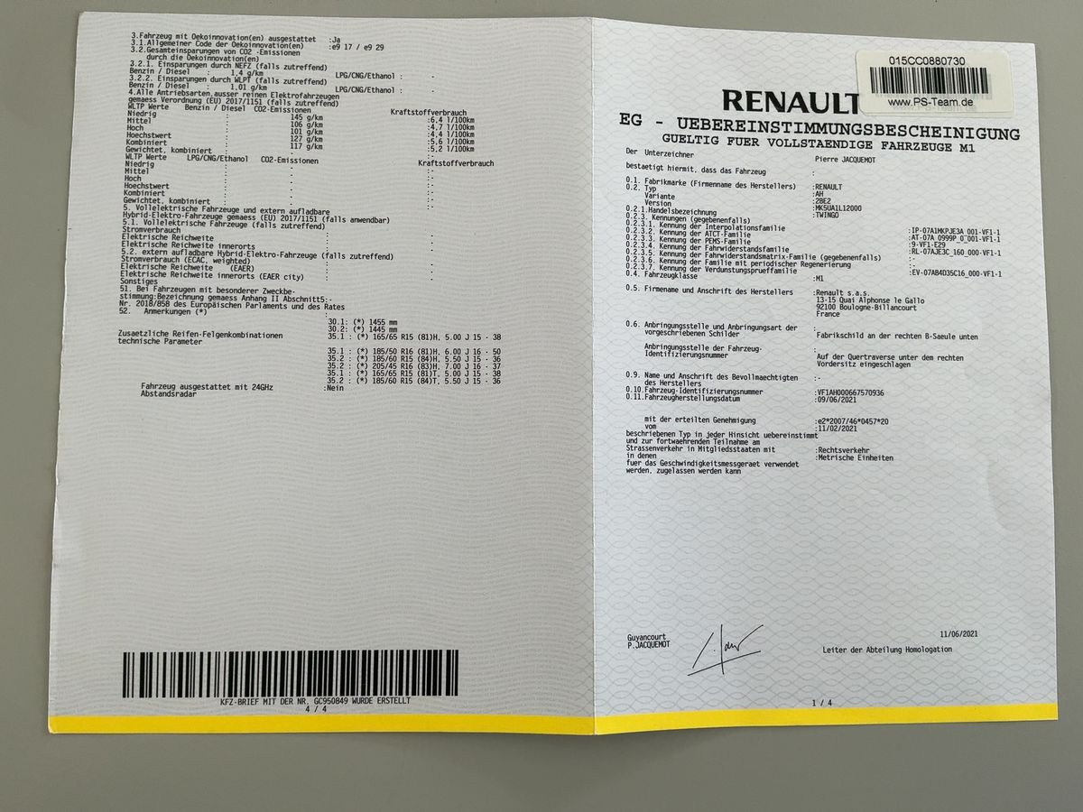 Renault Twingo d'occasion