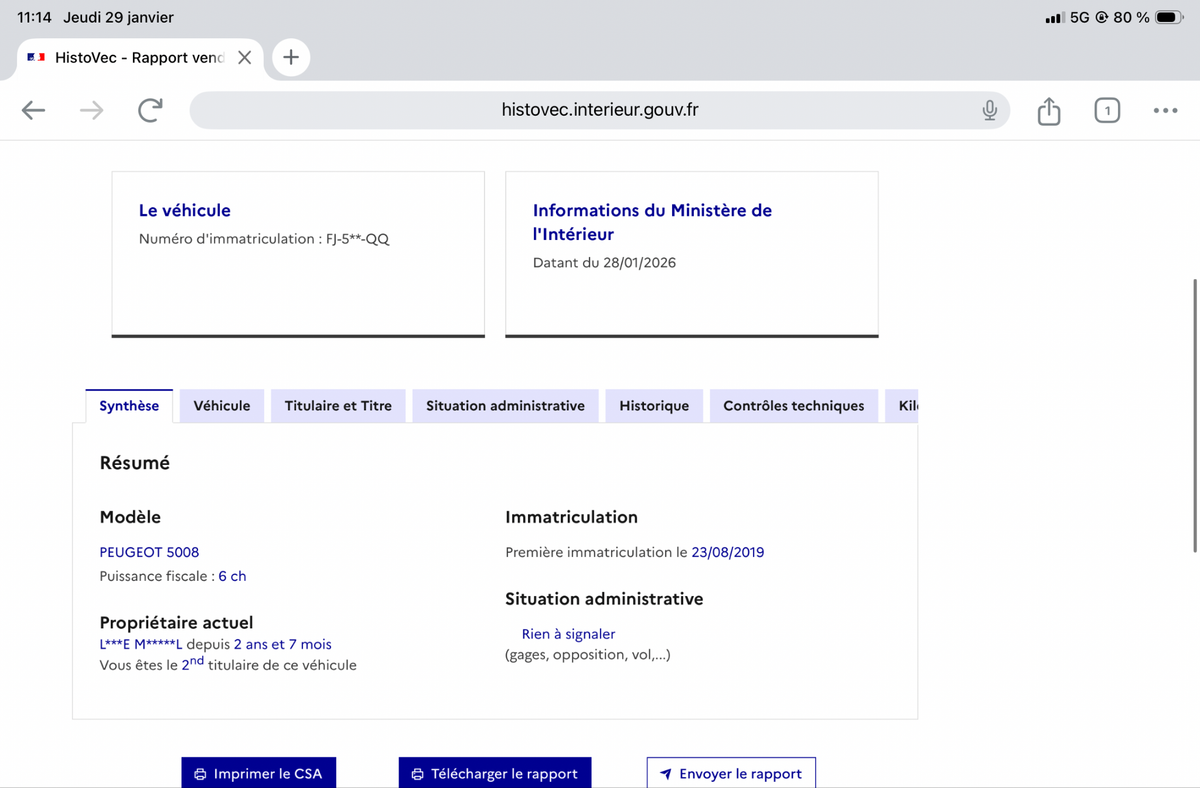 Peugeot 5008 d'occasion