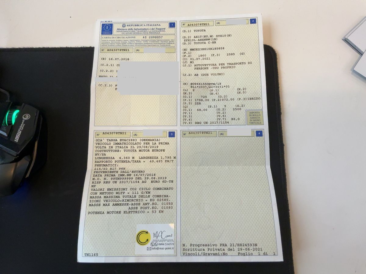 Toyota C-HR d'occasion