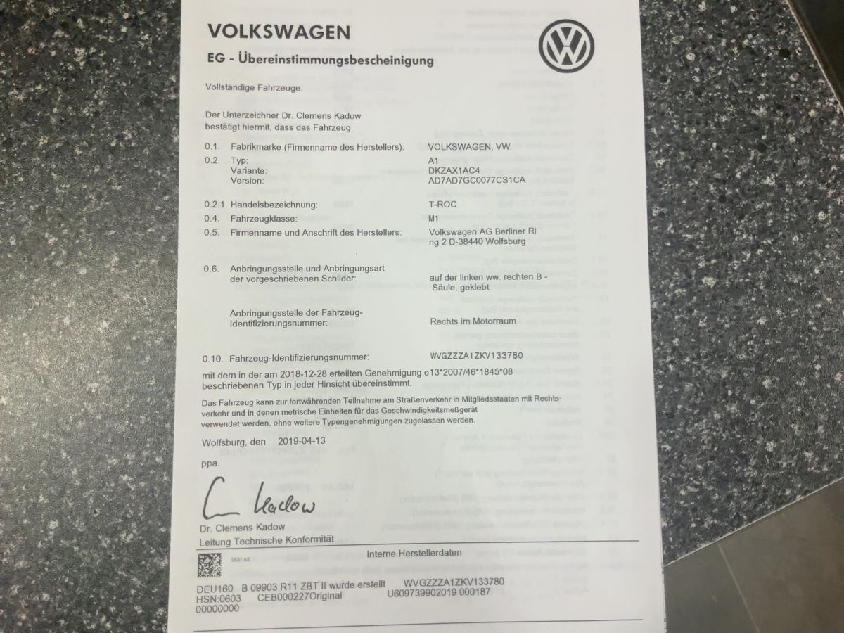 Volkswagen T-Roc d'occasion