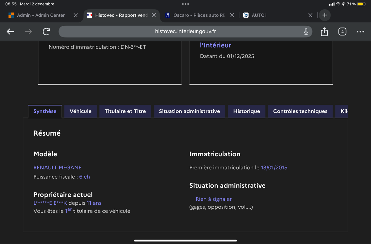 Renault Megane d'occasion