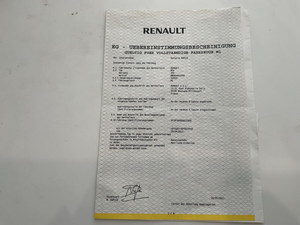 Renault Scenic d'occasion