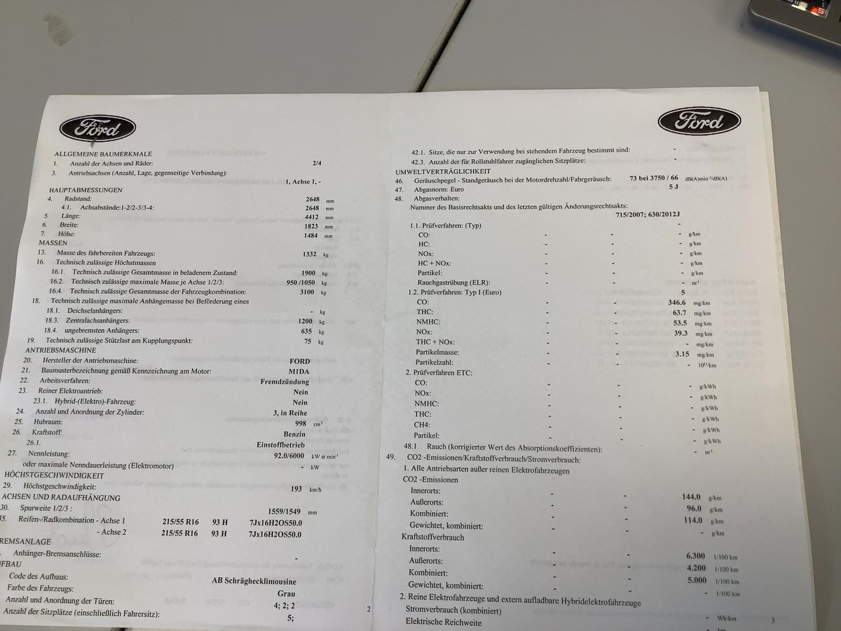 Ford Focus 1.0 EcoBoost Trend