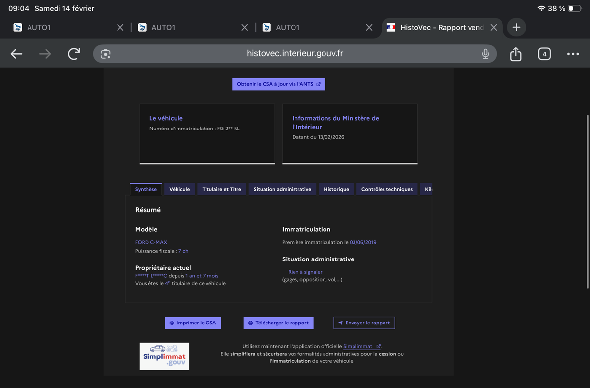 Ford C-Max d'occasion