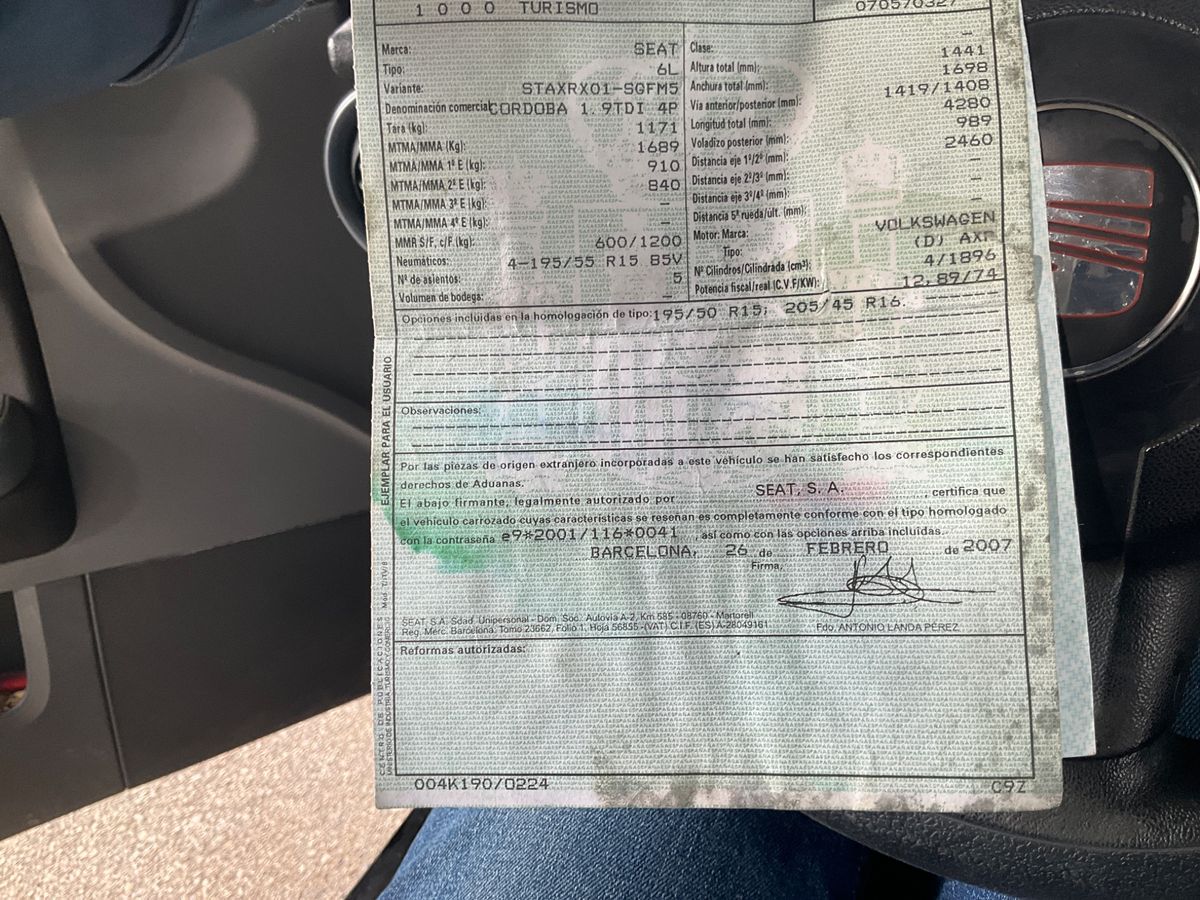 Seat Cordoba d'occasion