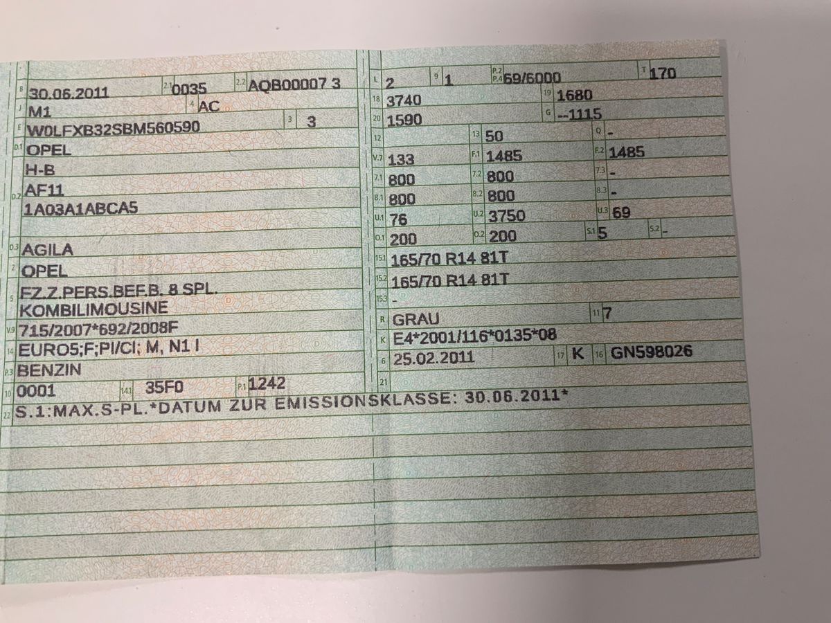 Opel Agila 1.2 Edition