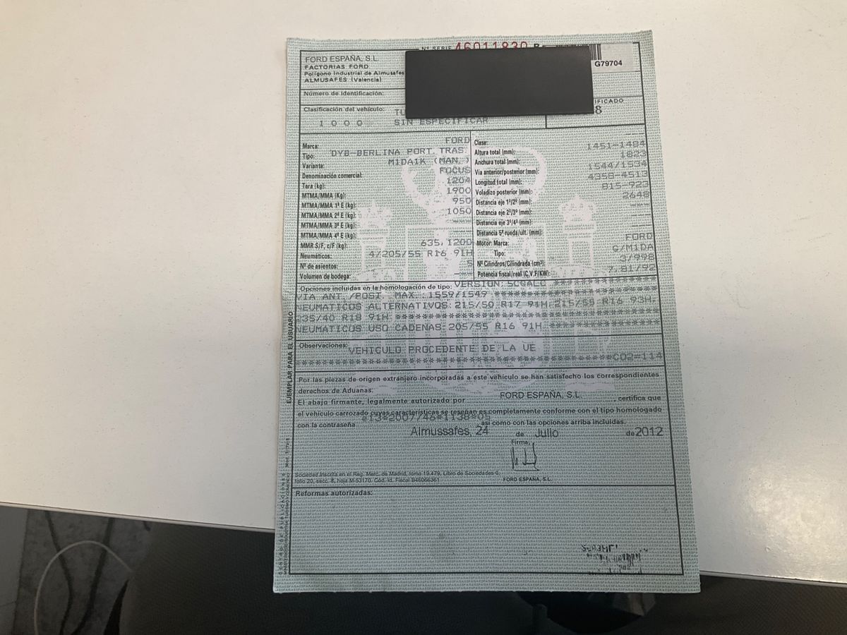 Ford Focus 1.0 EcoBoost Titanium