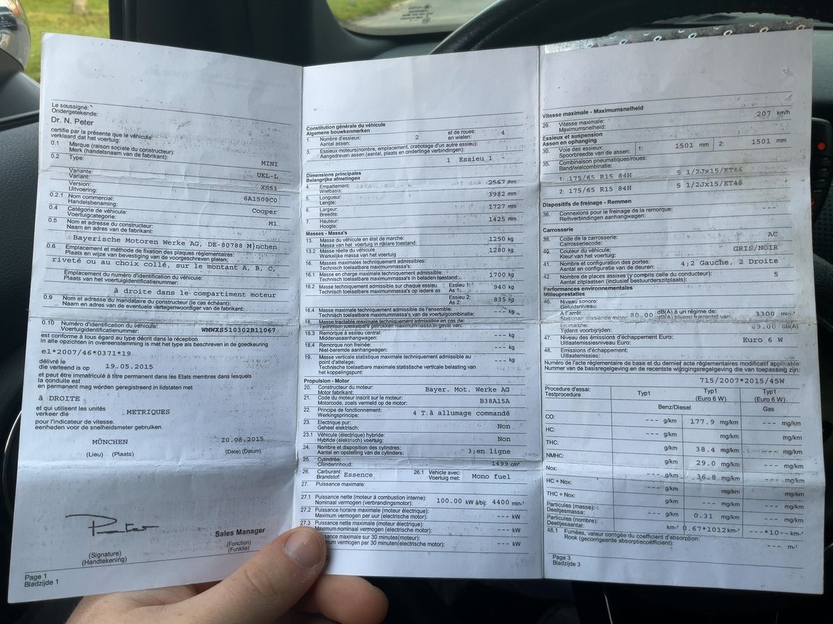 MINI Cooper d'occasion