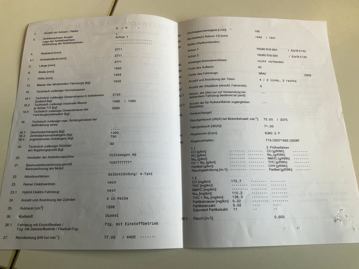 Volkswagen Passat 1.6 TDI Comfortline BlueMotion