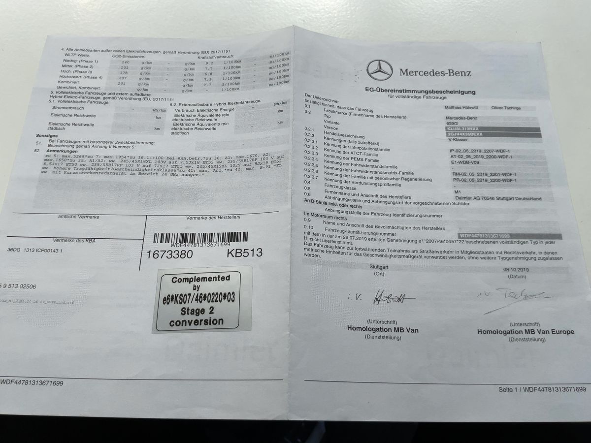 Mercedes-Benz V-Klasse d'occasion