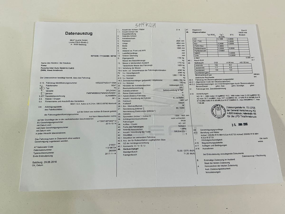 Seat Alhambra d'occasion
