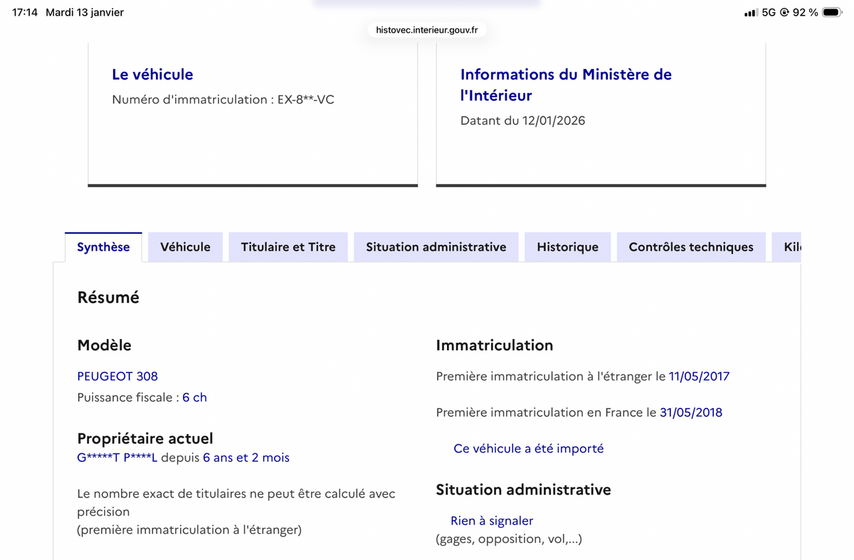 Peugeot 308 d'occasion