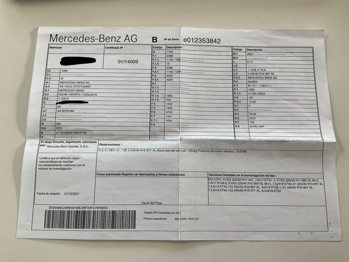 Mercedes-Benz C-Klasse d'occasion