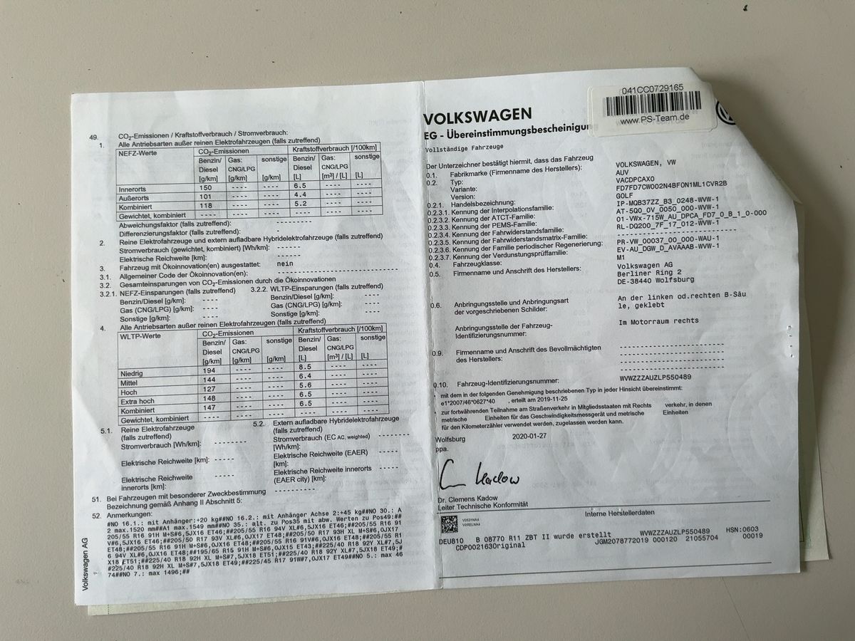 Volkswagen Golf VII 1.5 TSI ACT Highline BlueMotion Tech