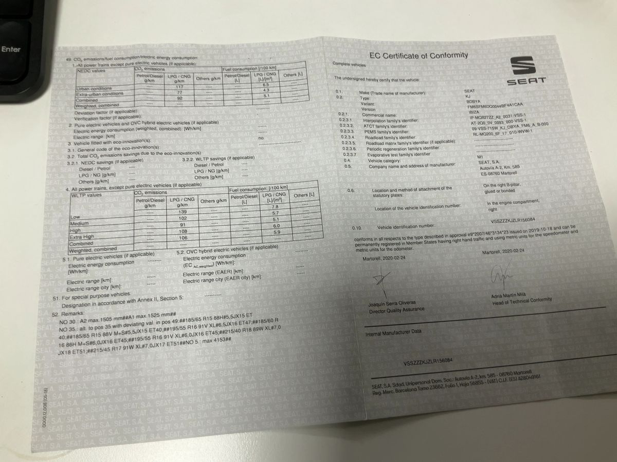 Seat Ibiza 1.0 TGI Style CNG Fast Lane