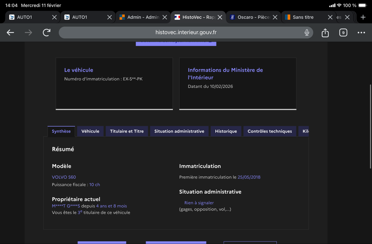 Volvo S60 d'occasion