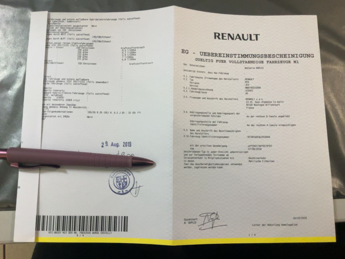 Renault Scenic d'occasion