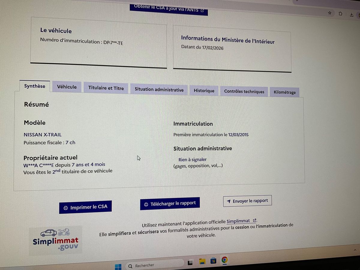 Nissan X-Trail d'occasion