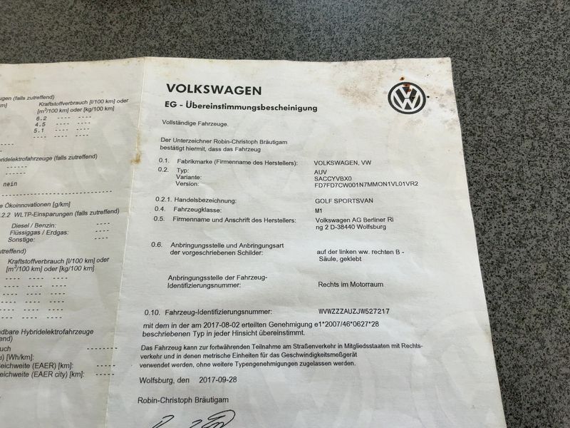 Volkswagen Golf VII Sportsvan 1.2 TSI Trendline BlueMotion Tech — zdjęcie 16