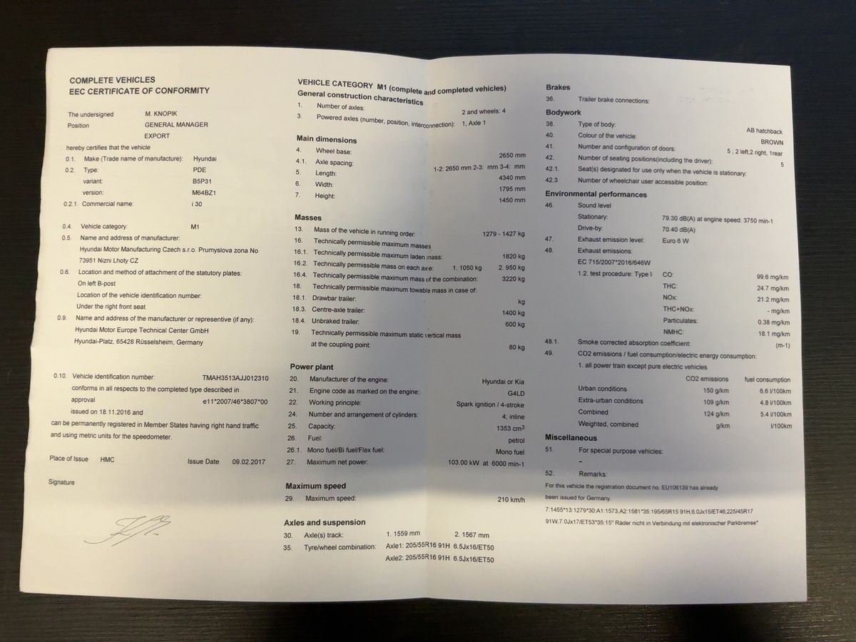 Hyundai i30 d'occasion