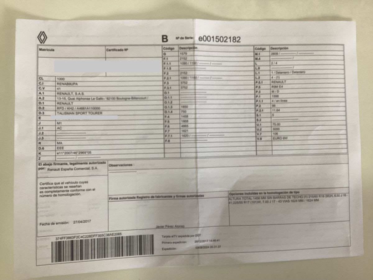 Renault Talisman d'occasion