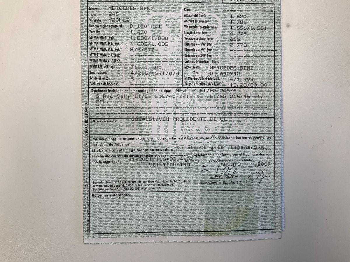 Mercedes-Benz B-Klasse B 180 CDI