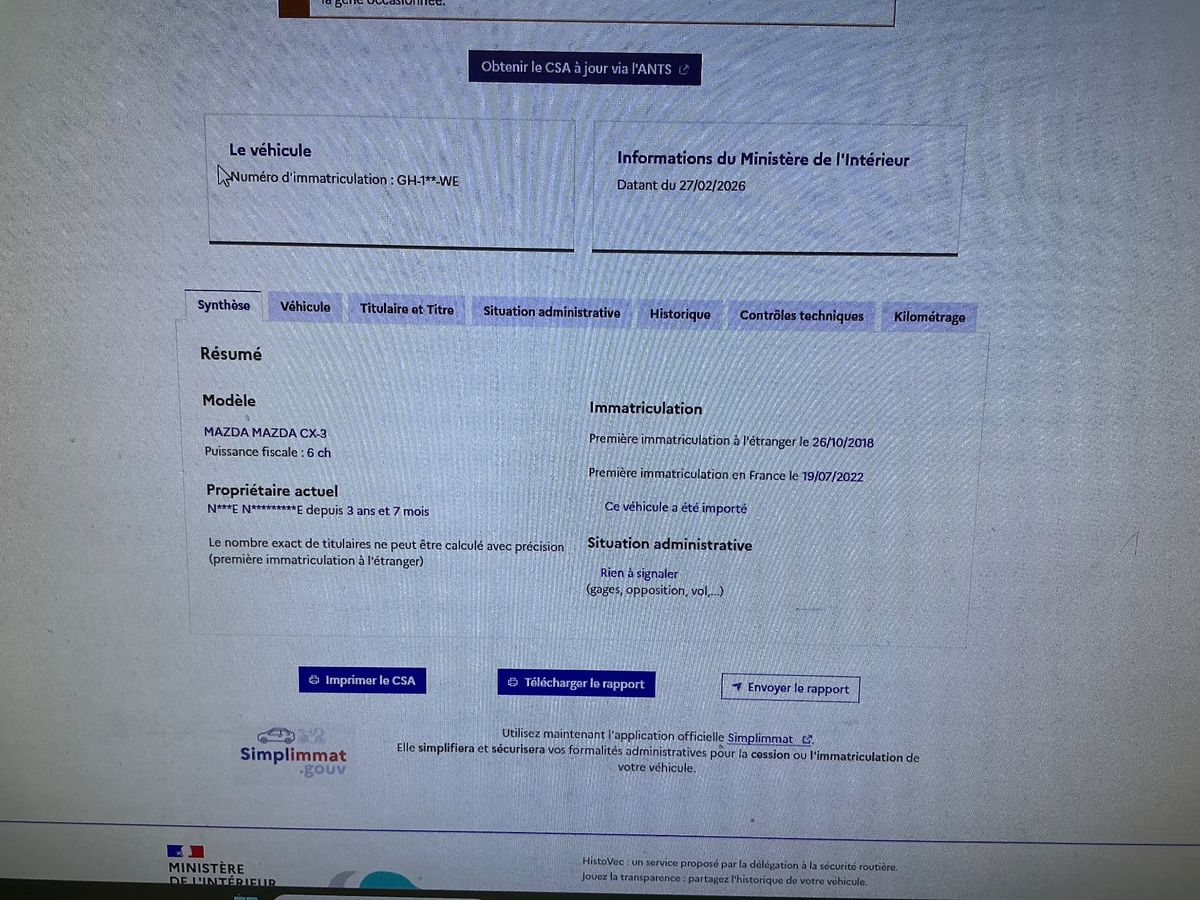 Mazda CX-3 d'occasion