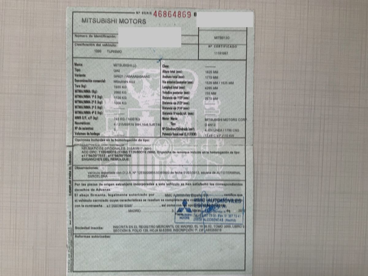 Mitsubishi ASX d'occasion