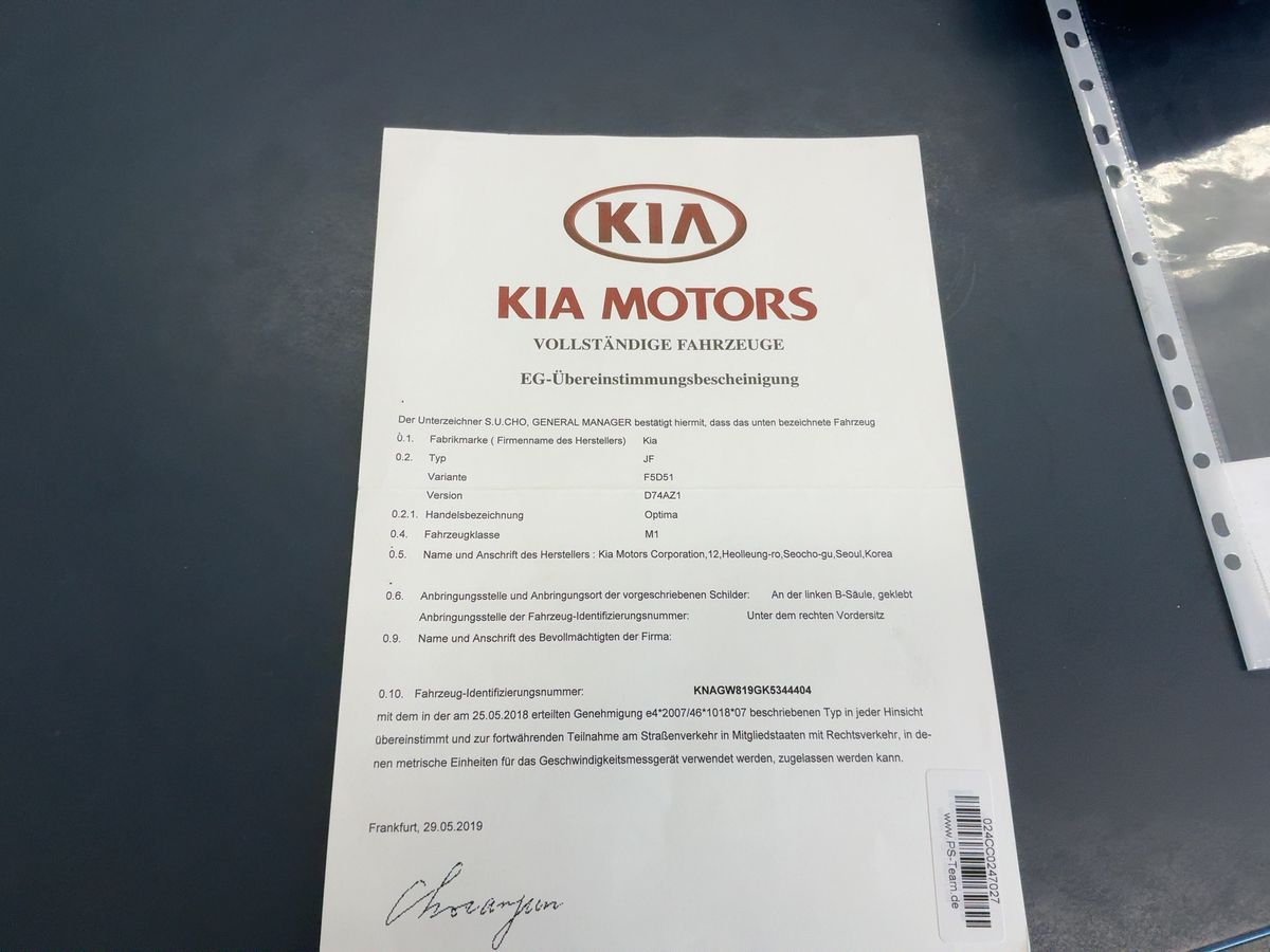 Kia Optima d'occasion
