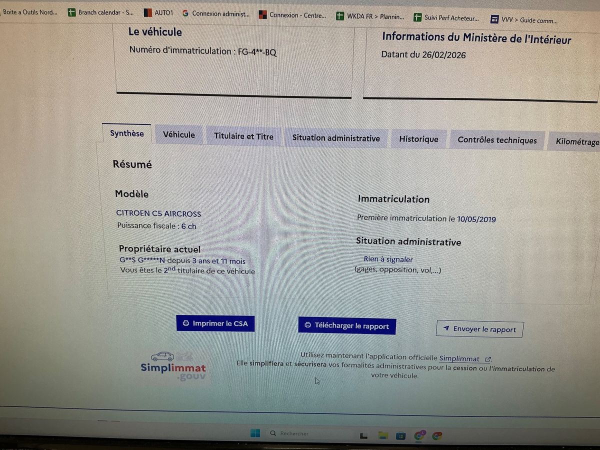 Citroen C5 d'occasion