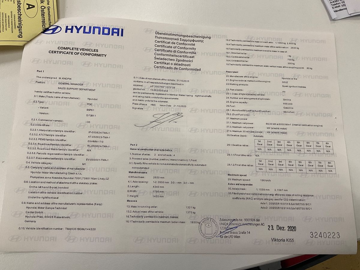 Hyundai i30 d'occasion