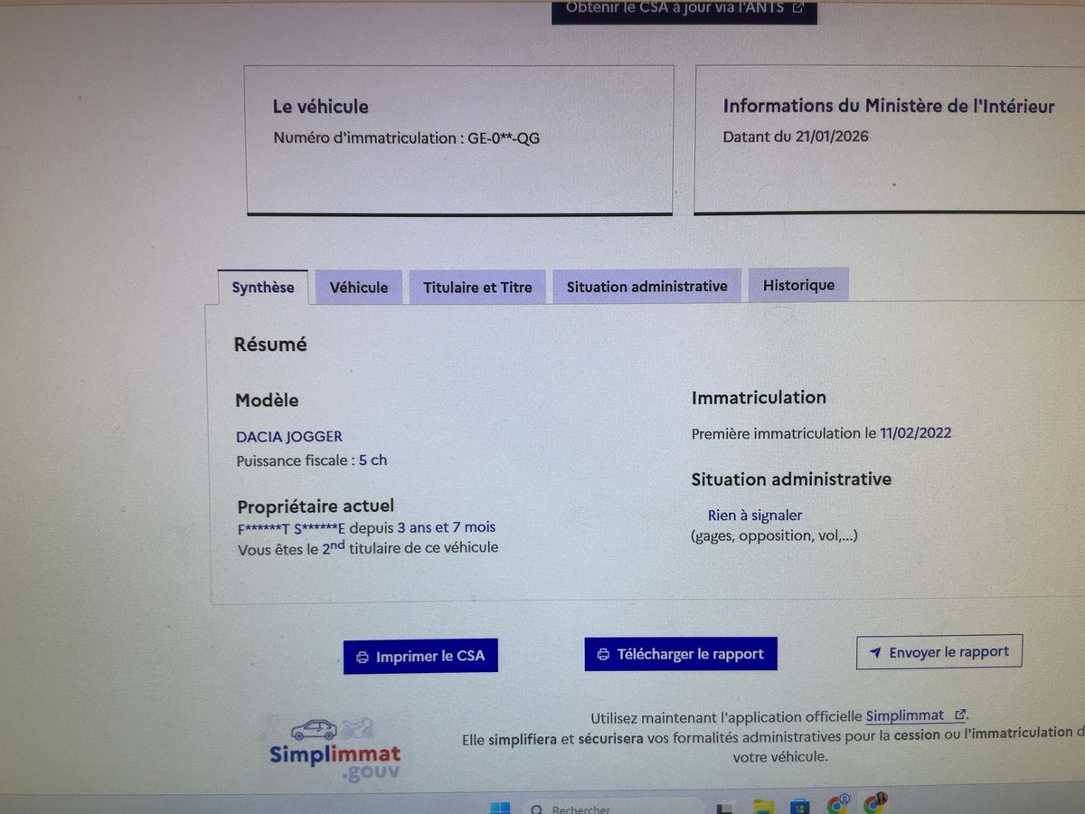 Dacia Jogger d'occasion