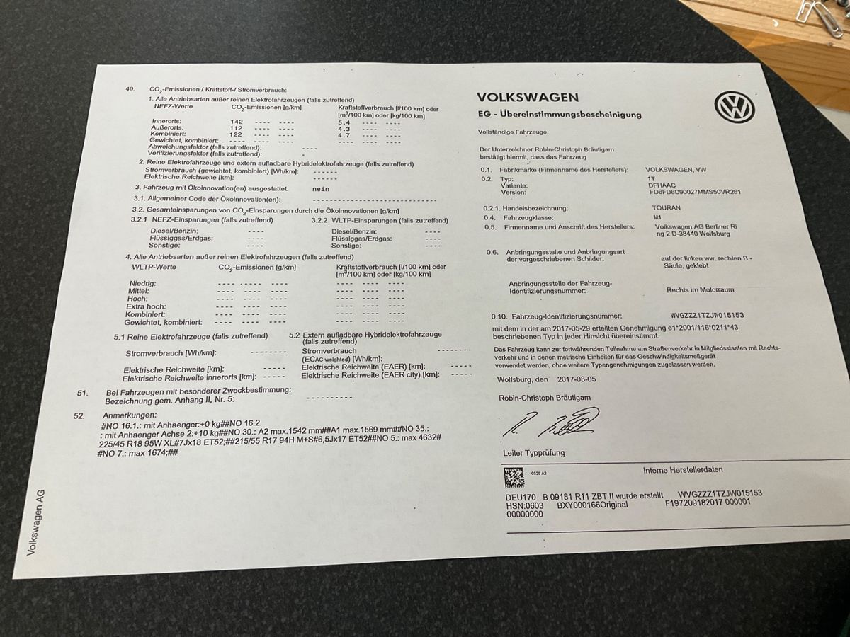 Volkswagen Touran d'occasion