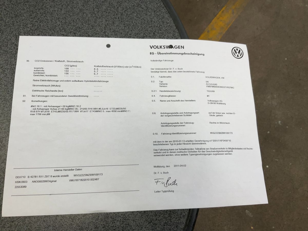 Volkswagen Tiguan d'occasion